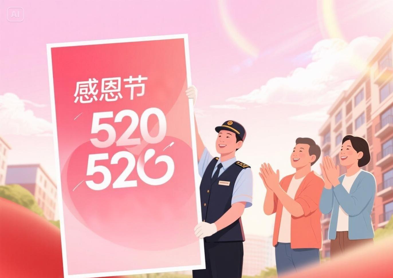 520 | 百雀物業(yè)對您的關懷始終如一